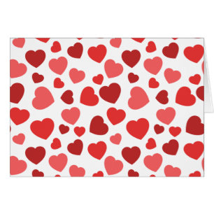 Pattern Of Hearts, Red Hearts, Hearts Pattern
