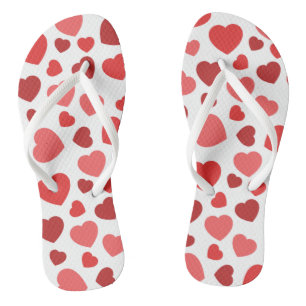 Pattern Of Hearts, Red Hearts, Hearts Pattern Thongs