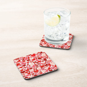 Pattern Of Hearts, Red Hearts, Love Coaster