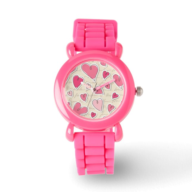Pattern of Hearts Watch (Front)