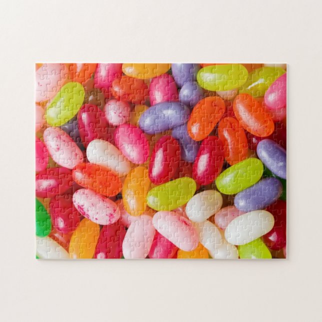 Pattern of jelly beans jigsaw puzzle (Horizontal)