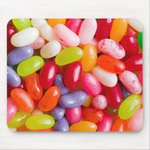 Pattern of jelly beans mouse pad
