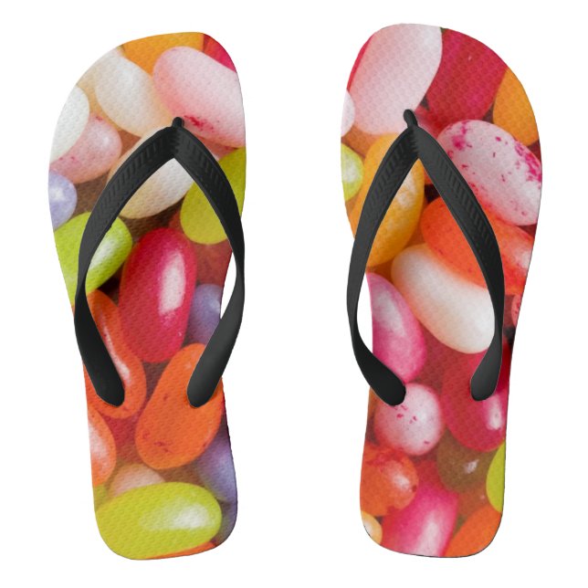 Pattern of jelly beans thongs (Footbed)