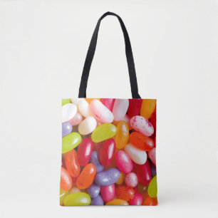 Pattern of jelly beans tote bag