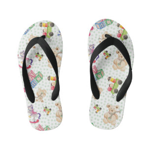 Pattern of kid's toys thongs