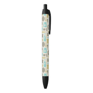 Pattern Of Kitchen Tools Black Ink Pen