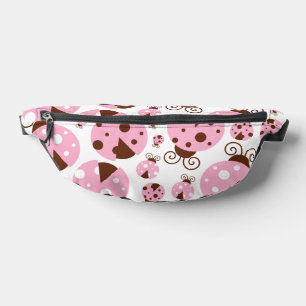 Pattern Of Ladybugs, Cute Ladybugs, Pink Ladybugs Bum Bags