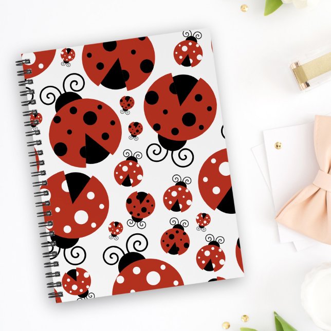 Pattern Of Ladybugs, Cute Ladybugs, Red Ladybugs Planner (Creator Uploaded)