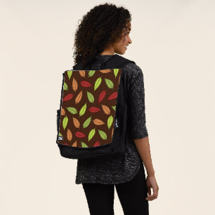 Pattern Of Leaves, Colourful Leaves, Autumn Leaves Backpack