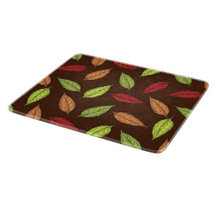 Pattern Of Leaves, Colourful Leaves, Autumn Leaves Cutting Board