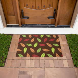 Pattern Of Leaves, Colourful Leaves, Autumn Leaves Doormat