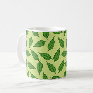 Pattern Of Leaves, Leaf Pattern, Spring Leaves Coffee Mug