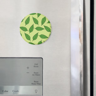 Pattern Of Leaves, Leaf Pattern, Spring Leaves Magnet