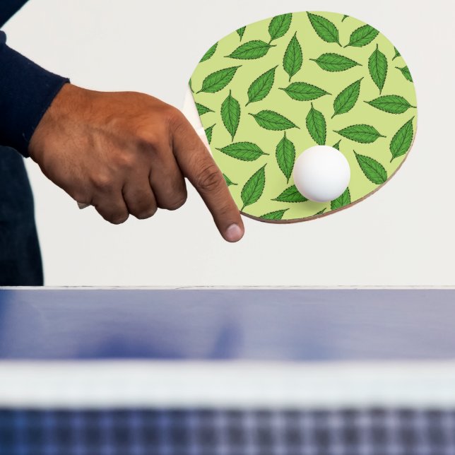 Pattern Of Leaves, Leaf Pattern, Spring Leaves Ping Pong Paddle (Insitu)