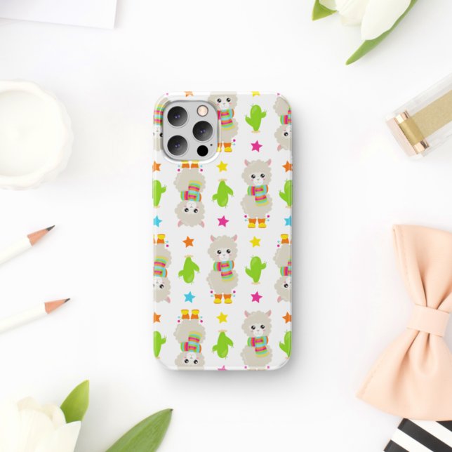 Pattern Of Llamas, Cute Llamas, Alpacas, Cactus (Creator Uploaded)