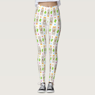 Pattern Of Llamas, Cute Llamas, Alpacas, Cactus Leggings