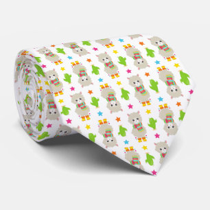 Pattern Of Llamas, Cute Llamas, Alpacas, Cactus Tie