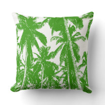 Pattern of Palm Trees in a Posterised Design