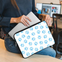 Pattern Of Paws, Dog Paws, Baby Blue Paws