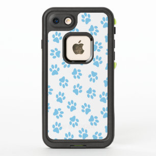 Pattern Of Paws, Dog Paws, Baby Blue Paws