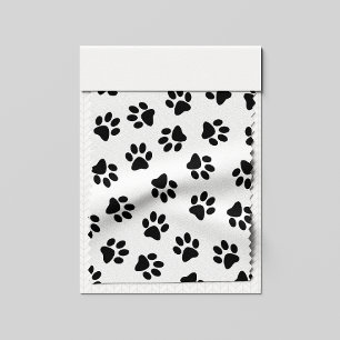 Pattern Of Paws, Dog Paws, Black Paws Fabric