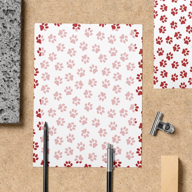 Pattern Of Paws, Dog Paws, Cat Paws, Red Paws (Creator Uploaded)