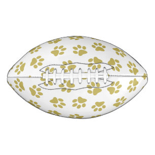 Pattern Of Paws, Dog Paws, Golden Paws Football