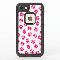 Pattern Of Paws, Dog Paws, Pink Paws