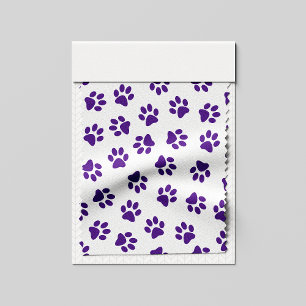 Pattern Of Paws, Dog Paws, Purple Paws Fabric