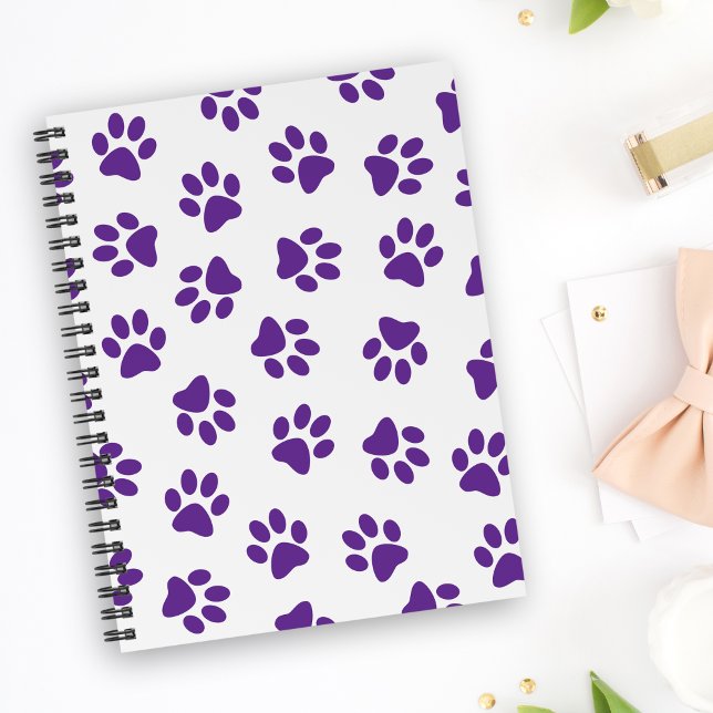 Pattern Of Paws, Dog Paws, Purple Paws Planner (Creator Uploaded)