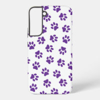 Pattern Of Paws, Dog Paws, Purple Paws
