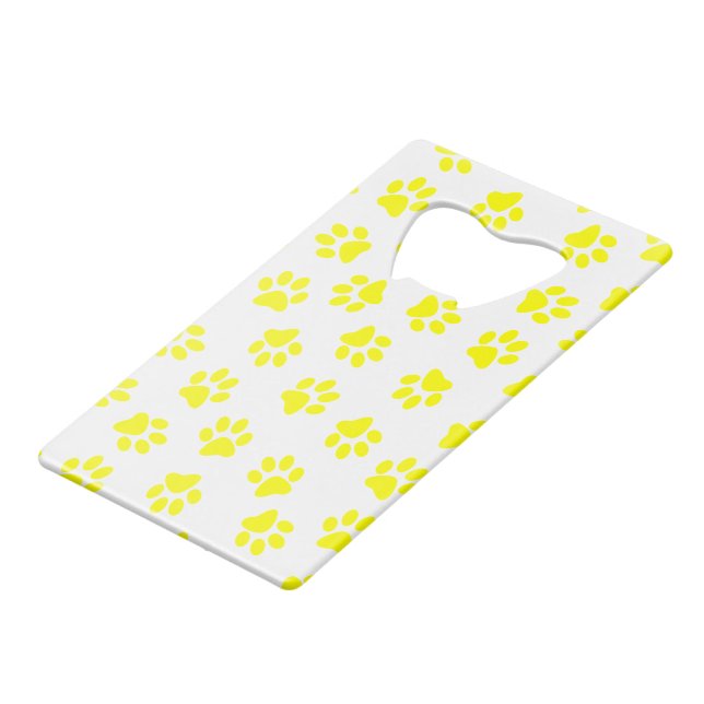 Pattern Of Paws, Dog Paws, Yellow Paws (Front Angled)