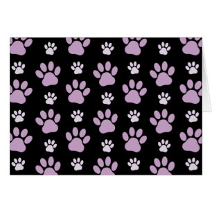 Pattern Of Paws, Lilac Paws, Dog Paws, Paw Prints