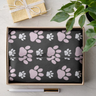 Pattern Of Paws, Pink Paws, Dog Paws, Animal Paws Tissue Paper