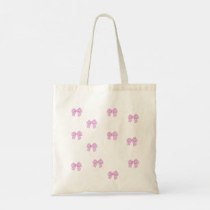 Pattern of ribbons tote bag