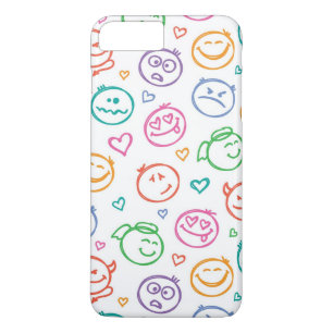 pattern of smiles iPhone 8 plus/7 plus case