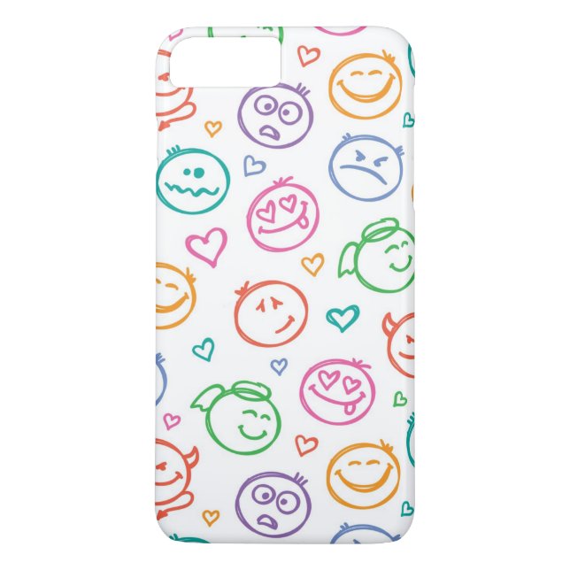 pattern of smiles Case-Mate iPhone case (Back)