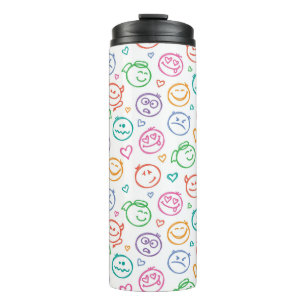 pattern of smiles thermal tumbler