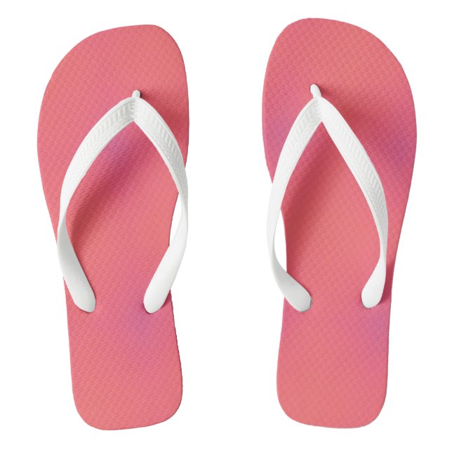 Pattern of Soft Pink & Purple Thongs (Footbed)
