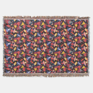 Pattern Of The Lovers Frogs 2 Throw Blanket