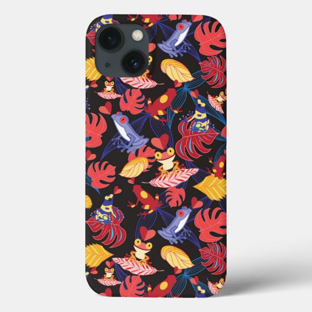 Pattern Of The Lovers Frogs Case-Mate iPhone Case (Back)