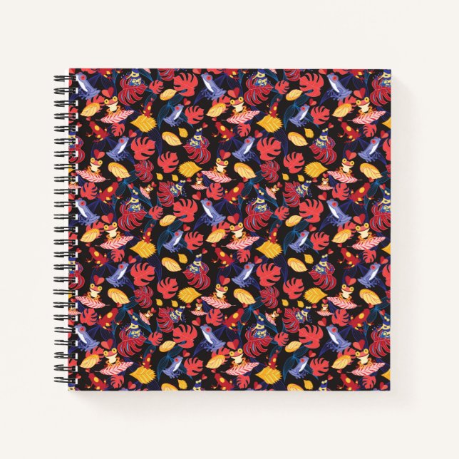 Pattern Of The Lovers Frogs Notebook (Front)