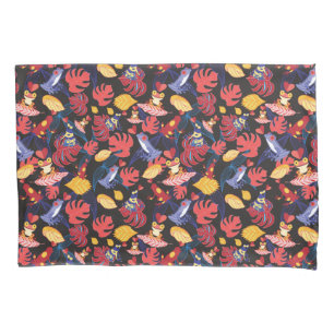 Pattern Of The Lovers Frogs Pillowcase