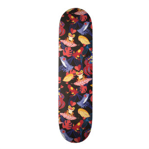 Pattern Of The Lovers Frogs Skateboard