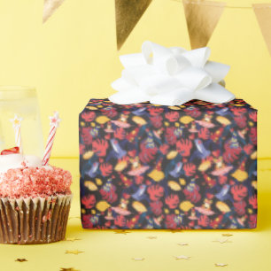 Pattern Of The Lovers Frogs Wrapping Paper