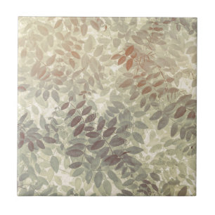 Pattern of Vetch Leaves   San Juan Islands, WA Ceramic Tile