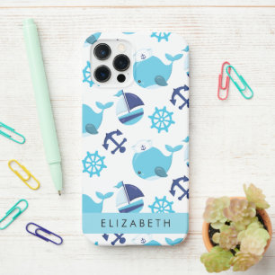 Pattern Of Whales, Blue Whales, Your Name iPhone 12 Pro Case
