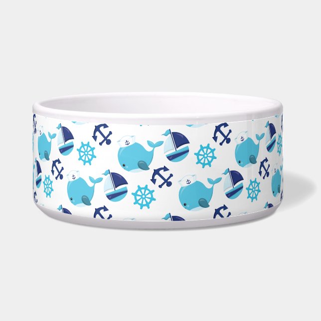 Pattern Of Whales, Cute Whales, Blue Whales (Front)