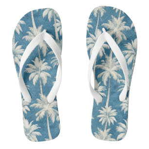 Pattern Palms Beach Thongs
