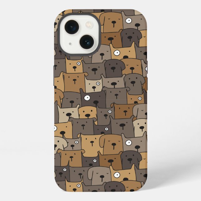 Pattern Pets Cute Dogs Lover   iPhone Case (Back)